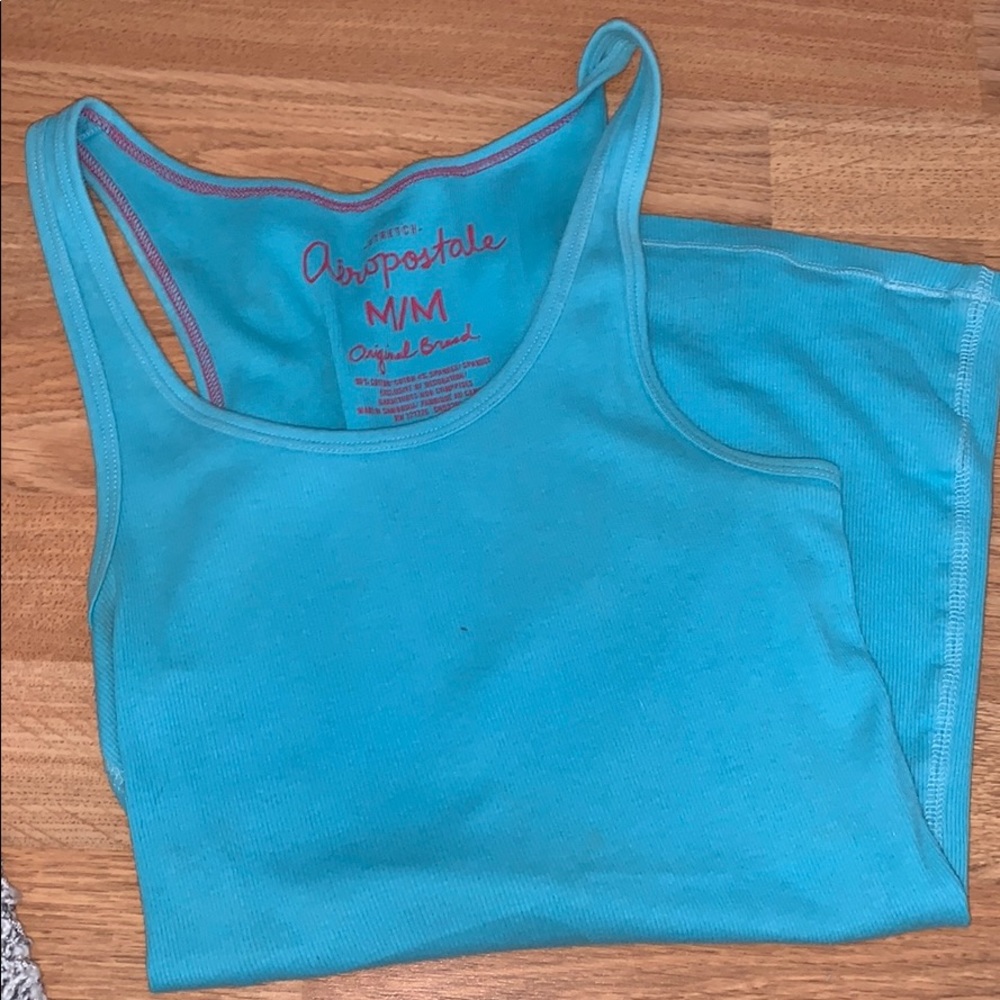 Blue tank